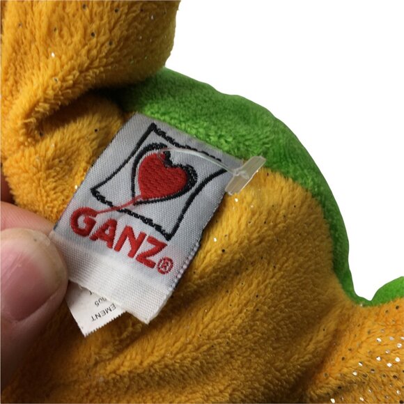 Ganz HM109 Tree Frog Plush Toy 9" Green & Yellow Stuffed Animal NO CODE - Picture 3 of 7